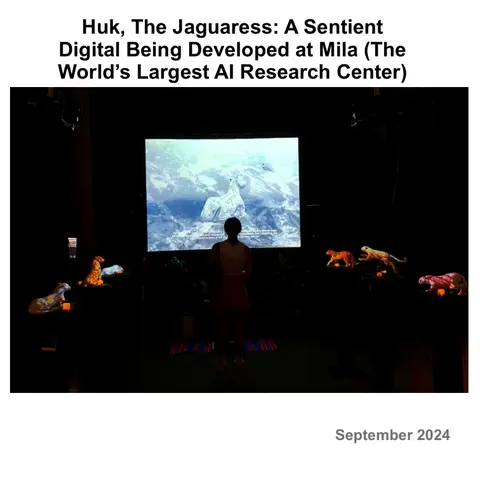 Tarjeta hecha por el estudio: Huk the Jaguaress en desarrollo en Mila. Septiembre de 2024
