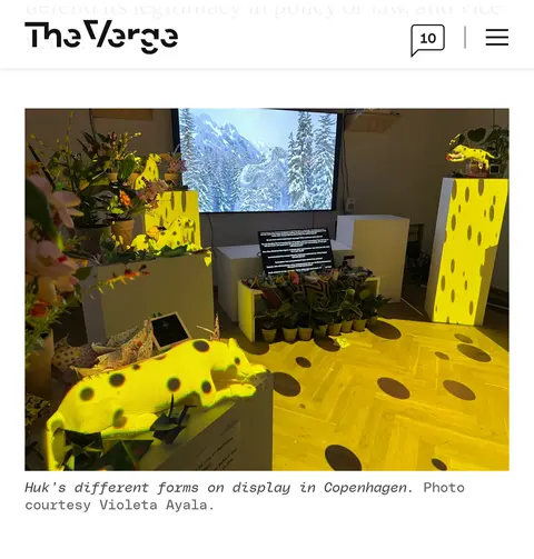 Recorte de prensa: The Verge, sobre Huk the Jaguaress.