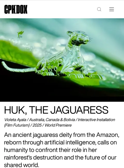 Recorte de prensa sobre Huk the Jaguaress.
