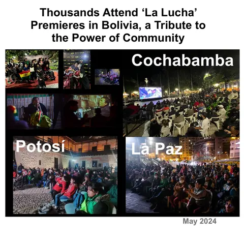 Recorte de prensa sobre La Lucha.