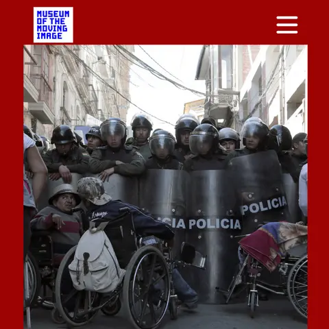 Recorte de prensa: Museum of the Moving Image, sobre La Lucha.