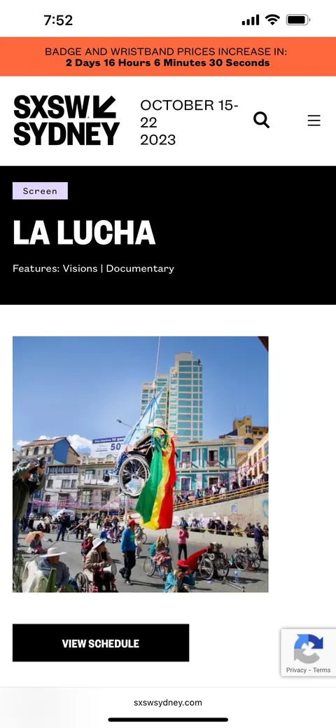 Recorte de prensa sobre La Lucha.