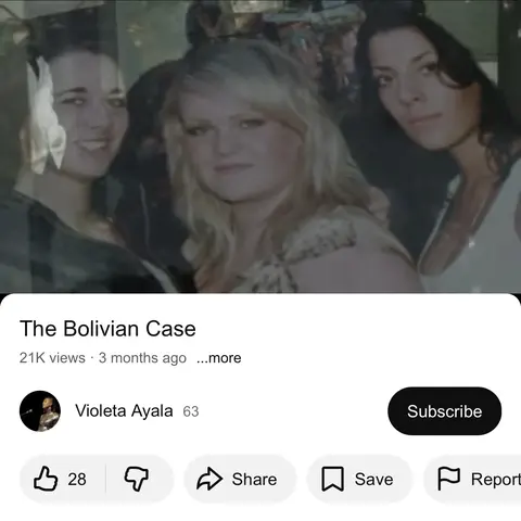 Recorte de prensa sobre The Bolivian Case.