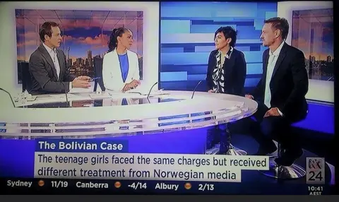 Recorte de prensa sobre The Bolivian Case.
