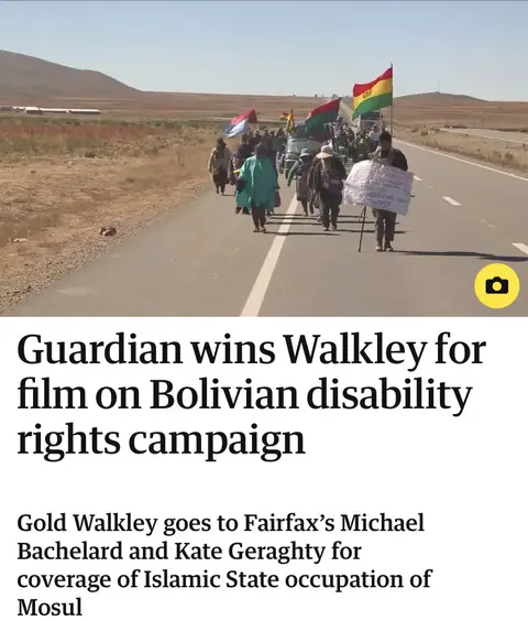 Recorte de prensa: The Guardian, sobre The Fight.